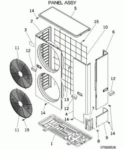 FDC200VS PANEL ASSY