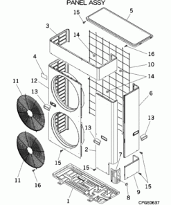 FDC250VS PANEL ASSY