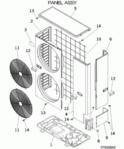 FDC280KXE6 PANEL ASSY