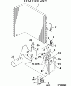 FDC71VN HEAT EXCH. ASSY