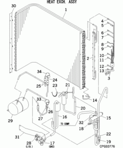 FDCA100VN HEAT EXCH. ASSY