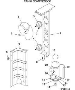 FDCA140HKXEN4 FAN AND COMPRESSOR