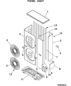 FDCA140HKXEN4 PANEL ASSY
