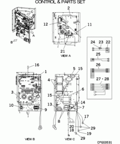 FDCA140HKXEN4A CONTROL AND PARTS SET