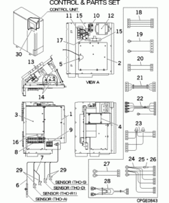 FDCA140VSX CONTROL AND PARTS SET