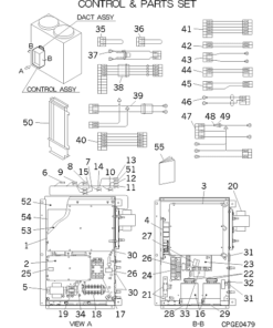 FDCA224HKXRE4 CONTROL AND PARTS SET
