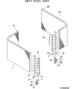 FDCA280HKXE4 HEAT EXCH. ASSY