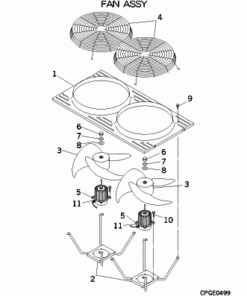 FDCA280HKXE4A FAN ASSY