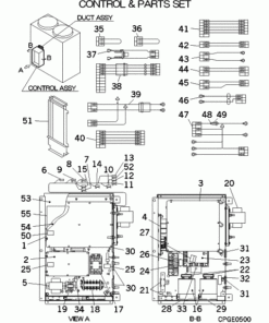 FDCA280HKXE4R CONTROL AND PARTS SET