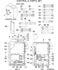 FDCA280HKXRE4 CONTROL AND PARTS SET