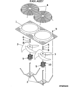 FDCA280HKXRE4 FAN ASSY