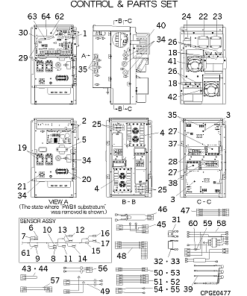 FDCA335HKXE4-K CONTROL AND PARTS SET
