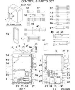 FDCA335HKXRE4 CONTROL AND PARTS SET