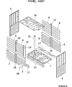 FDCA400HKXE4 PANEL ASSY