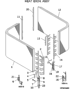 FDCA450HKXRE4 HEAT EXCH. ASSY