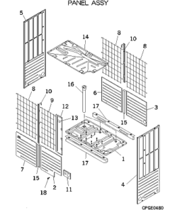 FDCA504HKXE4 PANEL ASSY