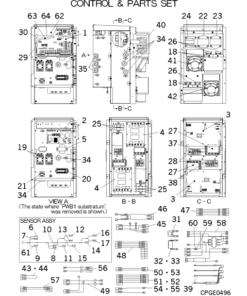 FDCA615HKXRE4 CONTROL AND PARTS SET