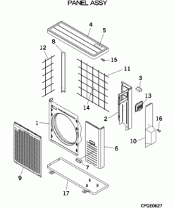 FDCA71VNX PANEL ASSY