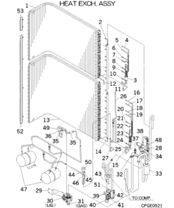 FDCVA1002HESR HEAT EXCH. ASSY