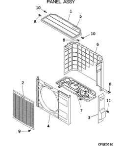 FDCVA151HENR PANEL ASSY