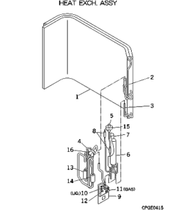 FDCVA201HEN HEAT EXCH. ASSY