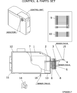 FDCVA251HEN CONTROL AND PARTS SET