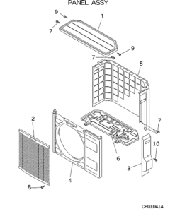 FDCVA251HEN PANEL ASSY