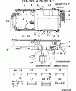 FDCVA302HENR CONTROL AND PARTS SET
