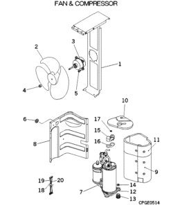 FDCVA502HENR FAN AND COMPRESSOR