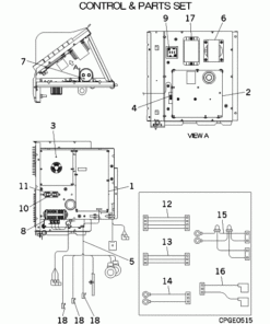 FDCVA602HENR CONTROL AND PARTS SET