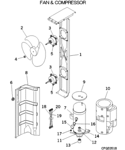 FDCVA802HESR FAN AND COMPRESSOR