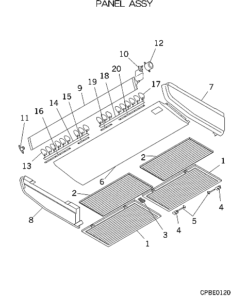 FDE71KXE6D PANEL ASSY
