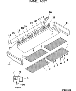 FDEN125VF PANEL ASSY
