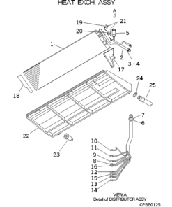 FDENA201 HEAT EXCH. ASSY