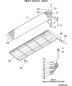 FDENA251 HEAT EXCH. ASSY