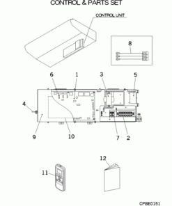 FDENA501R CONTROL AND PARTS SET
