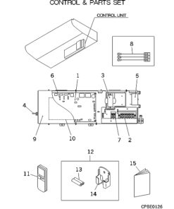 FDENA601 CONTROL AND PARTS SET