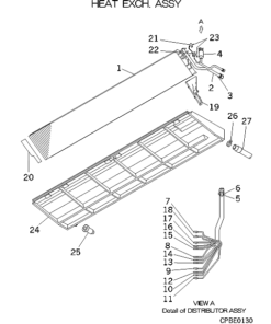 FDENA601 HEAT EXCH. ASSY