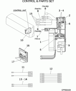 FDK22KXE6D CONTROL AND PARTS SET