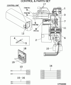 FDK71KXE6 CONTROL AND PARTS SET