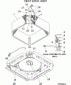 FDT125V HEAT EXCH. ASSY