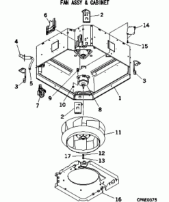 FDT140KXE6F FAN ASSY AND CABINET