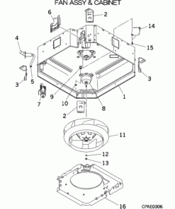 FDT60V FAN ASSY AND CABINET
