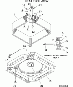 FDT60VD HEAT EXCH. ASSY