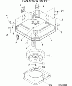 FDT71KXE6D FAN ASSY AND CABINET