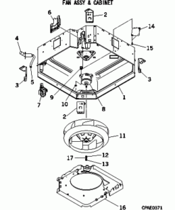 FDT71VF/1 FAN ASSY AND CABINET
