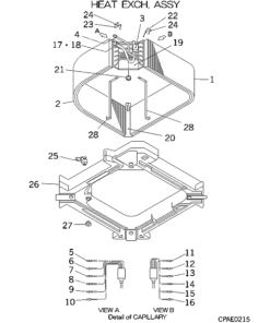 FDTA401R HEAT EXCH. ASSY