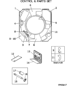 FDTA501 CONTROL AND PARTS SET
