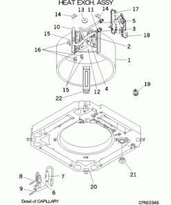 FDTC28KXE6D HEAT EXCH. ASSY