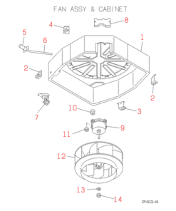 FDTN208H FAN ASSY AND CABINET